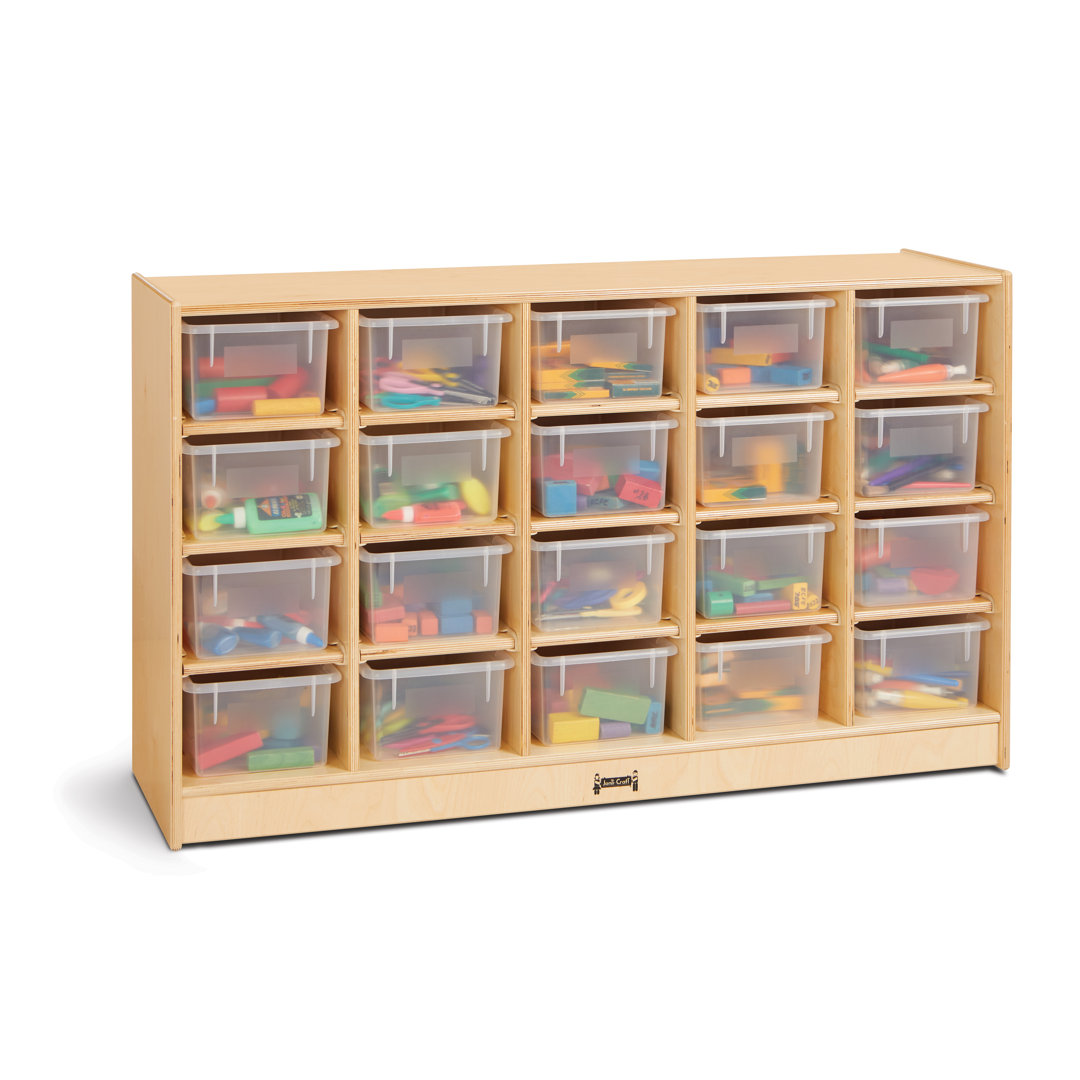 Jonti-Craft 20 Cubbie-Tray Mobile Storage Jonti-Craft Bin 