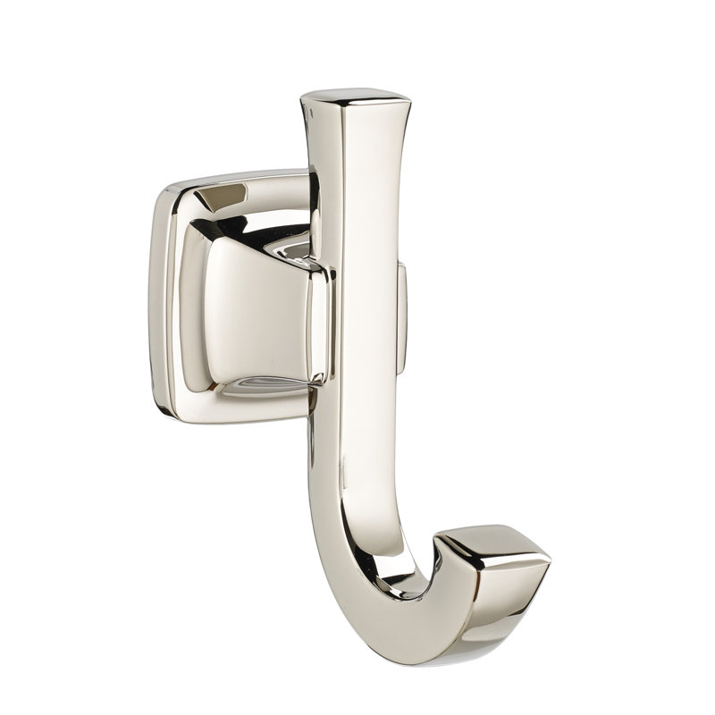 American Standard Townsend Double Robe Hook, Polished Nickel