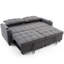 Azrien 73.3cm W Linen Sofa Bed