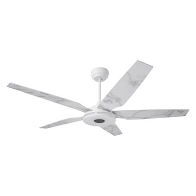Elira Indoor/Outdoor Smart Ceiling Fan, Dimmable LED Light Kit & Remote Control, Works with Google Assistant, Amazon Alexa, and Siri Shortcuts.