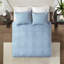 Ensemble de courtepointe réversible bleu-126579741