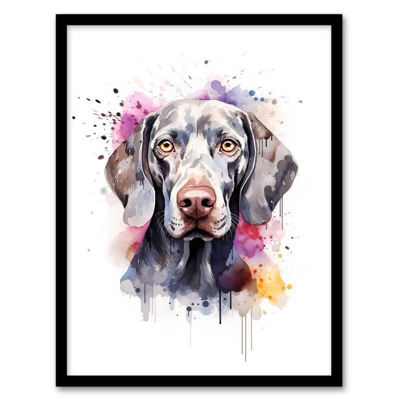 Weimaraner - Single Picture Frame Print