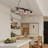 Black 3-head Billiards Pendant Light With Adjustable Height