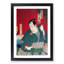 Man Bebeath the Tree by Toyohara Kunichika - Framed Print-55617559-55617560