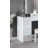 Contemporary Style 1Pc Vanity Set With 3Mm Mirror, LED Lights, Storage Drawers, Wooden Glides, And Padded Stool For Bedroom