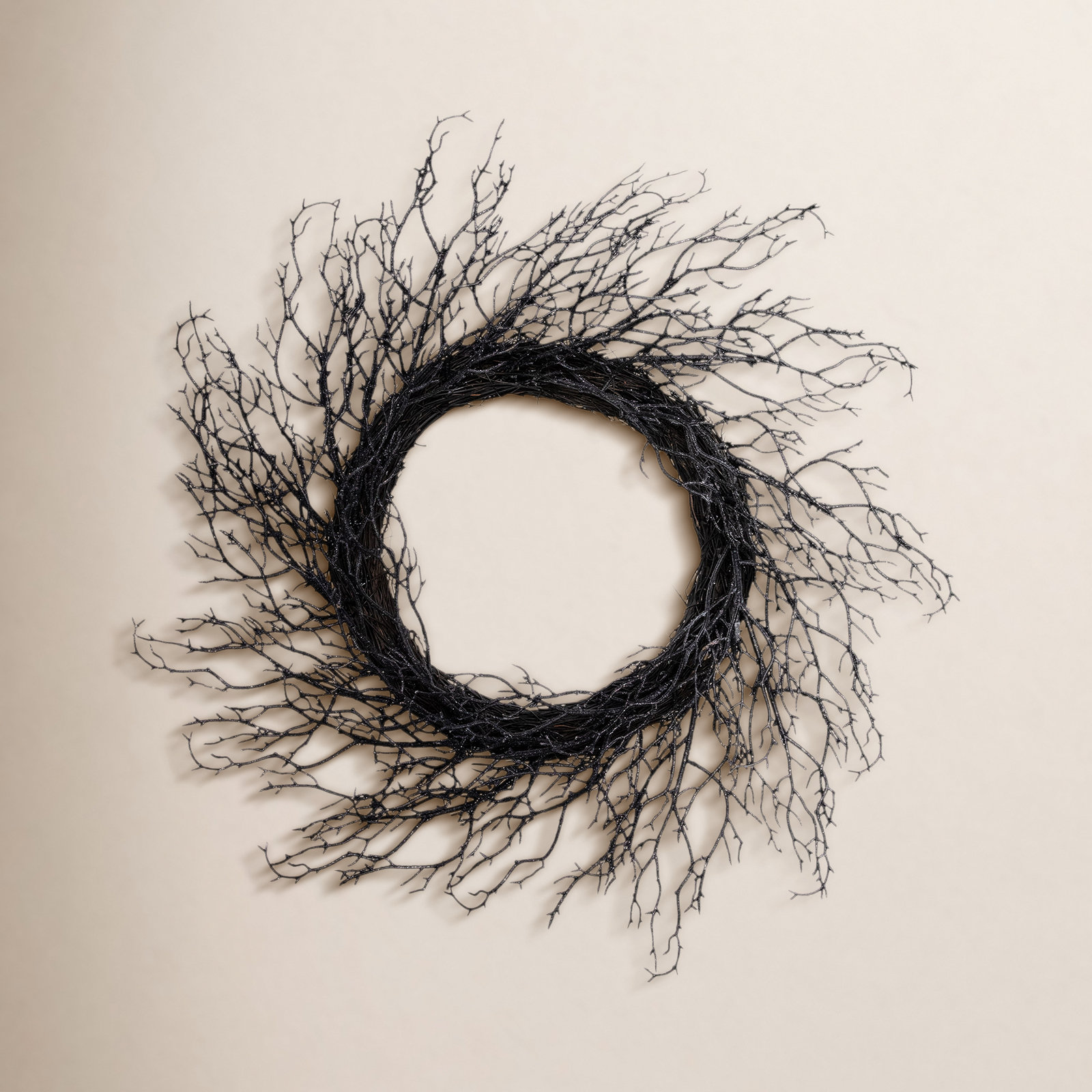 24" Twig Halloween Wreath