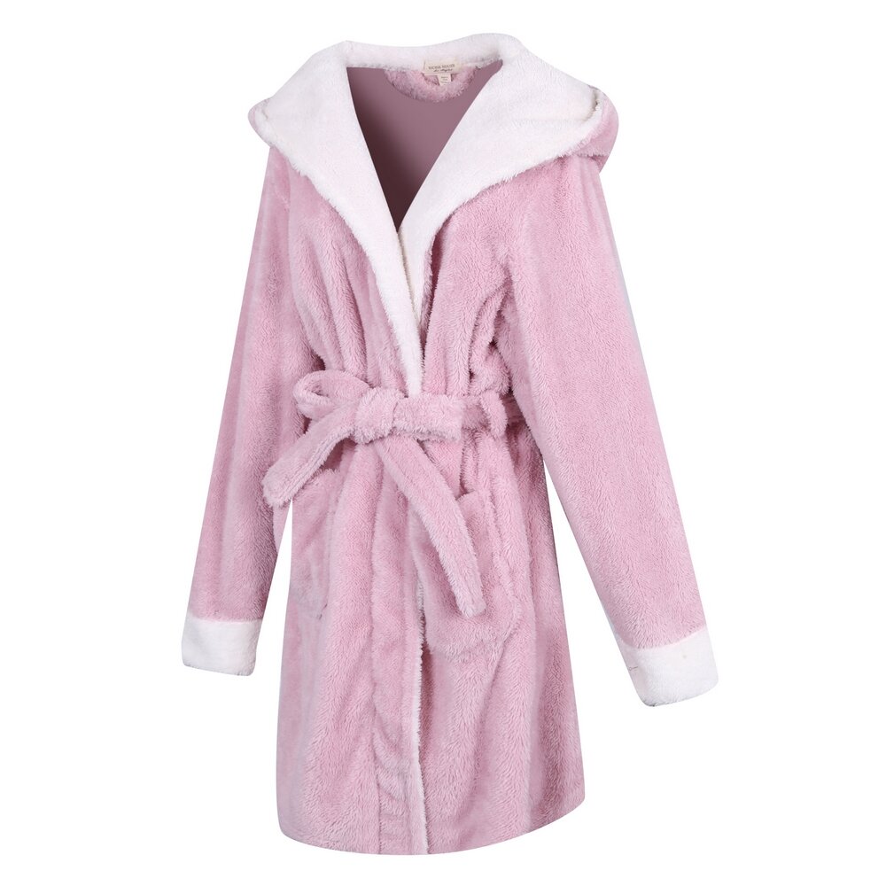 Tatty Teddy Hooded Dressing Gown Soft Fleece Robe Ladies Fluffy Plush  Nightwear | eBay