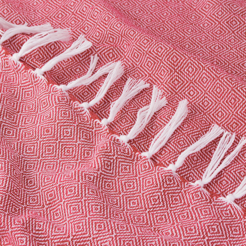 Dessa Machine Woven Throw Blanket, Pink