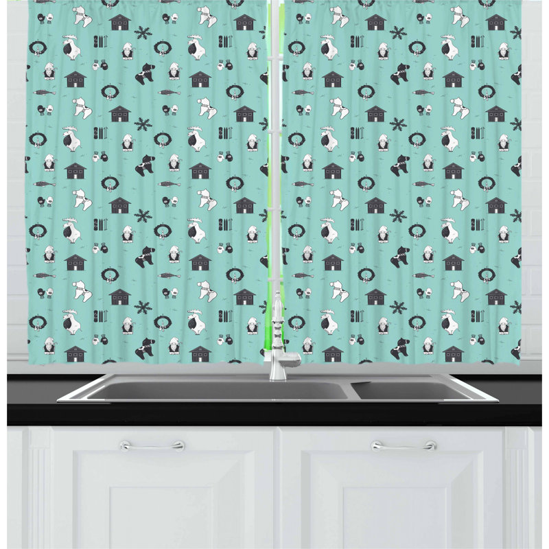 Tailored Kitchen Curtain