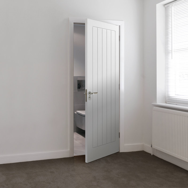 Cottage 5 Fire Door Primed, 198.1cm H x 68.6cm W x 4.4cm D
