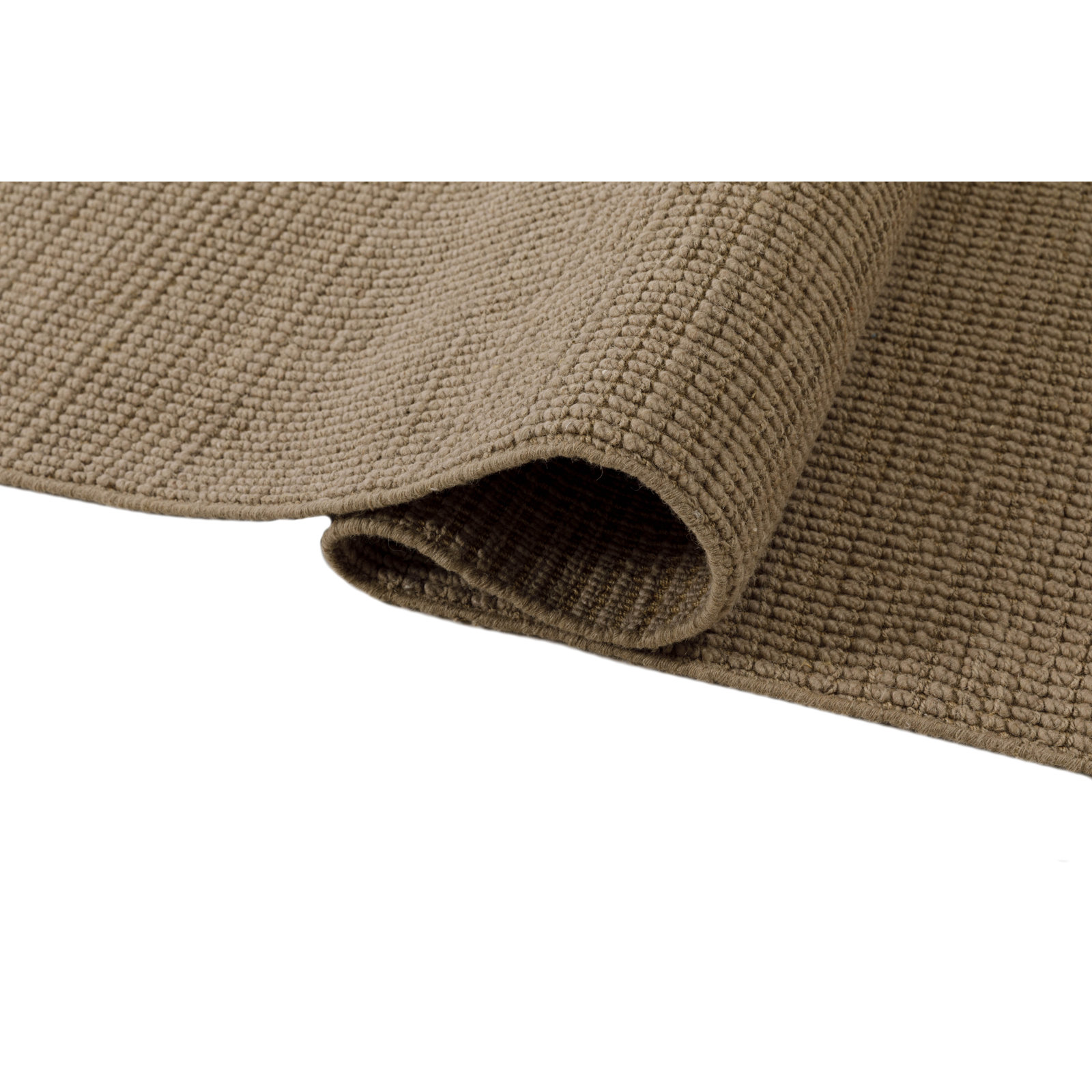 Hand-Loomed Wool Rug, Rectangle 2' x 3', Sand