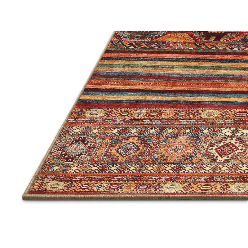 Tapis brun Southwestern, Rectangle 7 pi x 10 pi