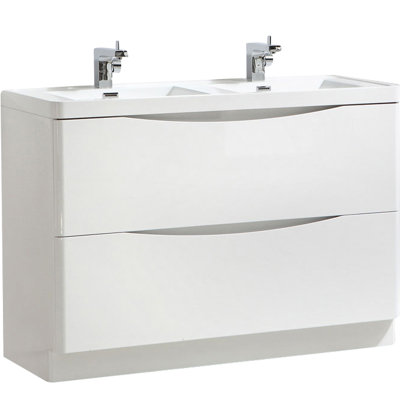 Stanhope 1200mm Double Bathroom Vanity with Integrated Stone Resin Basin