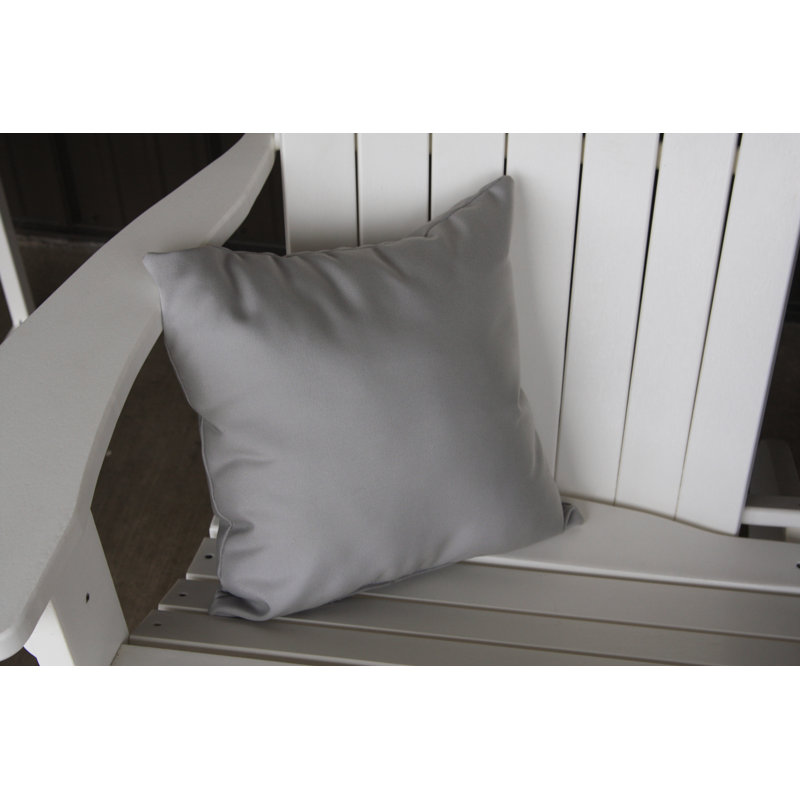 Housse de coussin d'extérieur carré Sundown, H 15 po x l 15 po, Gris