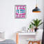 Yee To The Haw, impression typographique encadrée, design par Susan Ball-117388867-117388869