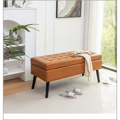 Banc de rangement avec banc de rangement pour la chambre à coucher Banc de pied de lit Banc de pied de lit
