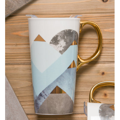 Cypress Home Earthenware Travel Mug