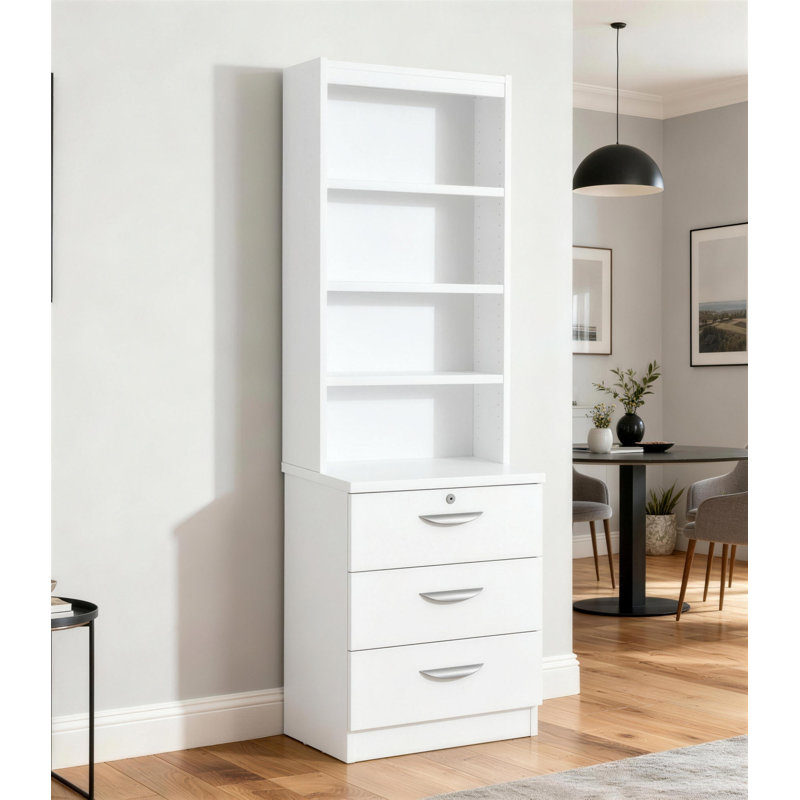 Brenai 3 -Drawer, White