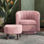 Fauteuil d'appoint pivotant avec repose-pieds Torince-504931024-532007631