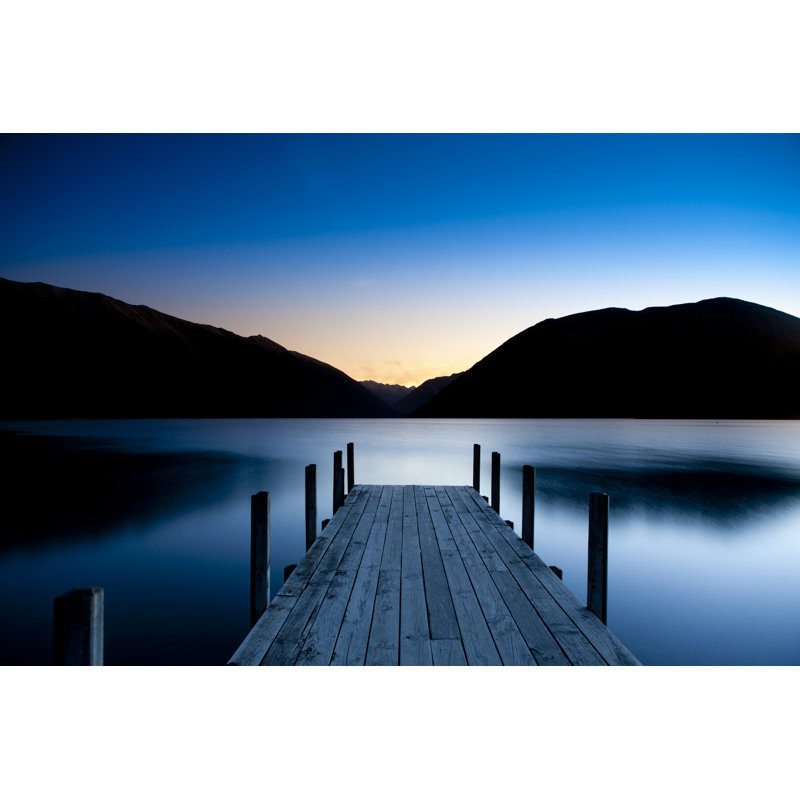 Lake District Sunset by LockieCurrie - Wrapped Canvas Print, 61cm H x 91cm W x 3.8cm D