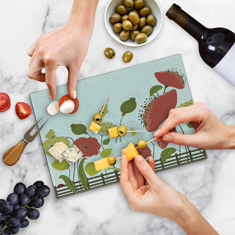Planche à découper en verre trempé Ambesonne