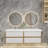 70.4'' Double Bathroom Vanity with Plastic Top-232566135