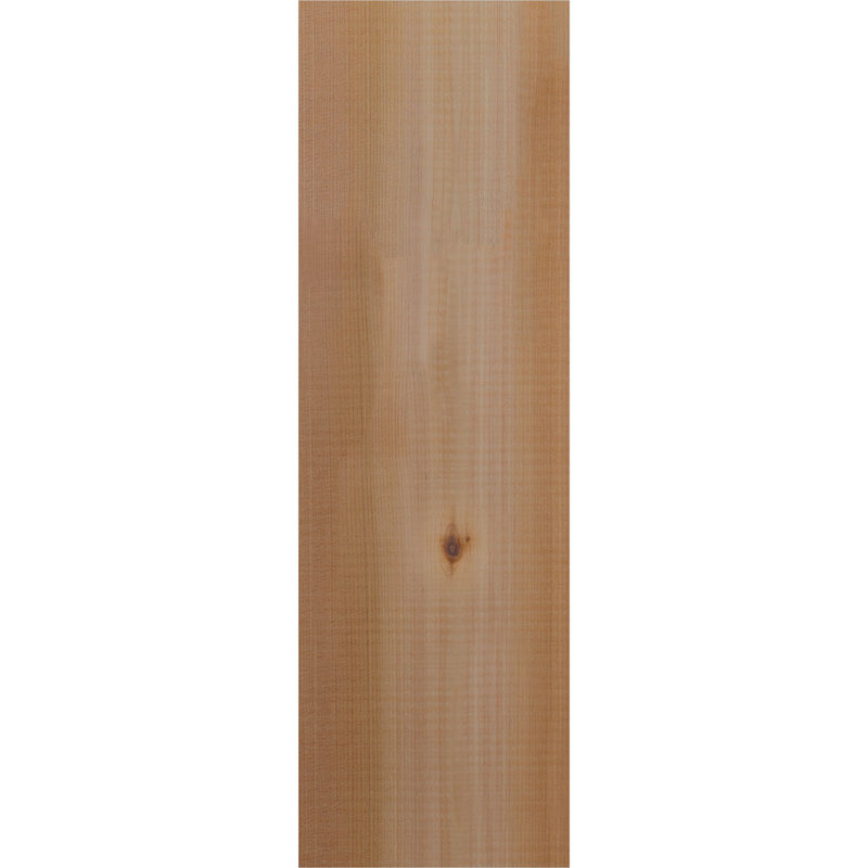 Yorkshire Yorktown avec plaque arrière, H 24 po x l 7,5 po x P 12 po, Cèdre rouge, Lisse