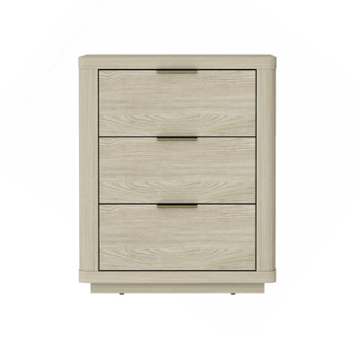 20" Nightstand In Natural (3-Drawer)