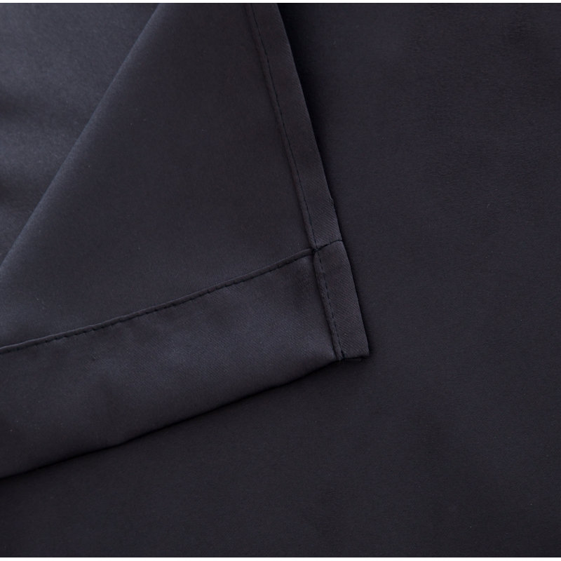 Très large rideau obscurcissant NICOLE PATIOS, Noir, L 54 po x L 84 po