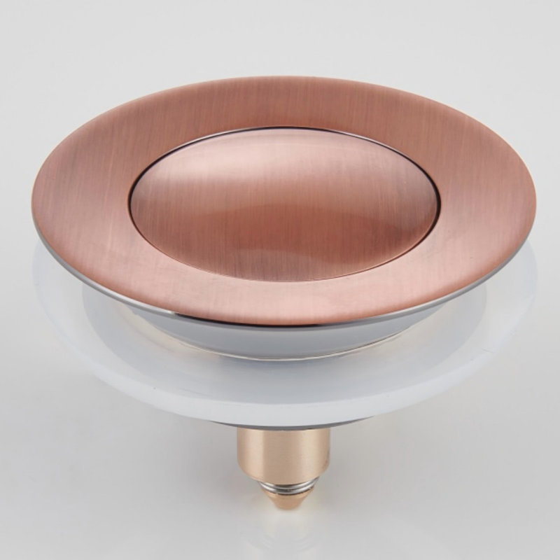 Mokleba Copper Pop-Up Bathtub Drain Stopper Replacement Kit, Copper