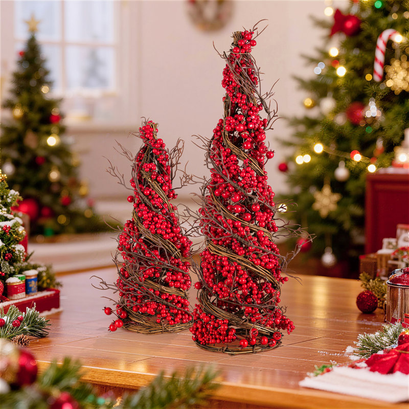 Arbre de table 24 po / 16 po H Christmas