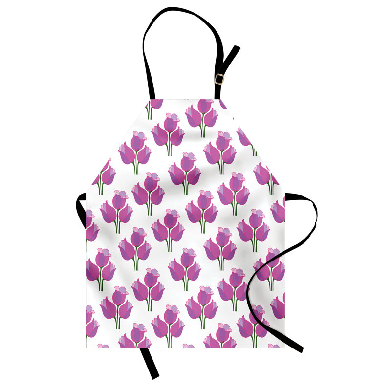 Tablier tulipe mauve East Urban Home