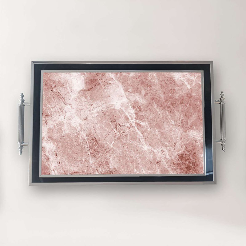 Élégant plateau de service en verre 19,7 x 11,4 x 1,4 pouces | 100% verre de haute qualité | Parfait pour recevoir et servir | Conception élégante et fonctionnelle pour la maison et les fêtes | Durable et facile à nettoyer
