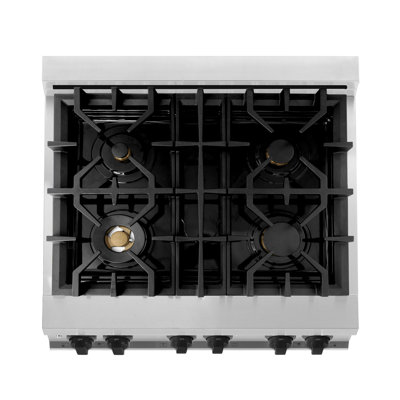 ZLINE Autograph 30" Legacy Dual Fuel Range w/ 4 Burners