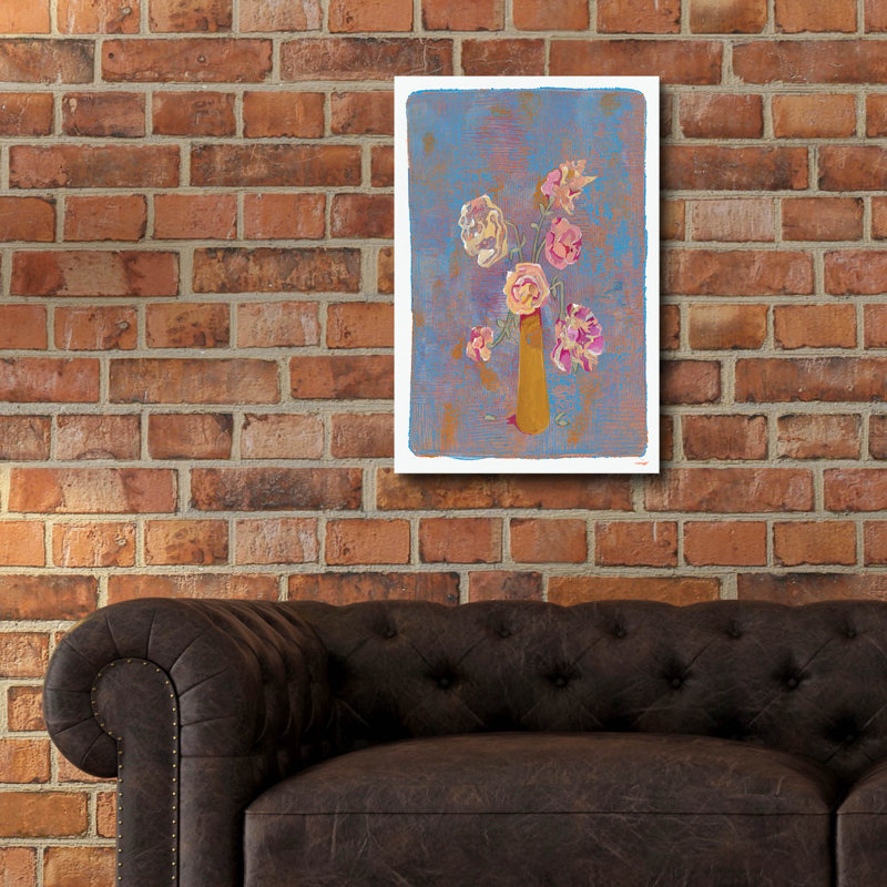 «Old Fashioned Roses» par Maria Pietri, H 24 po x l 16 po x P 0,2 po