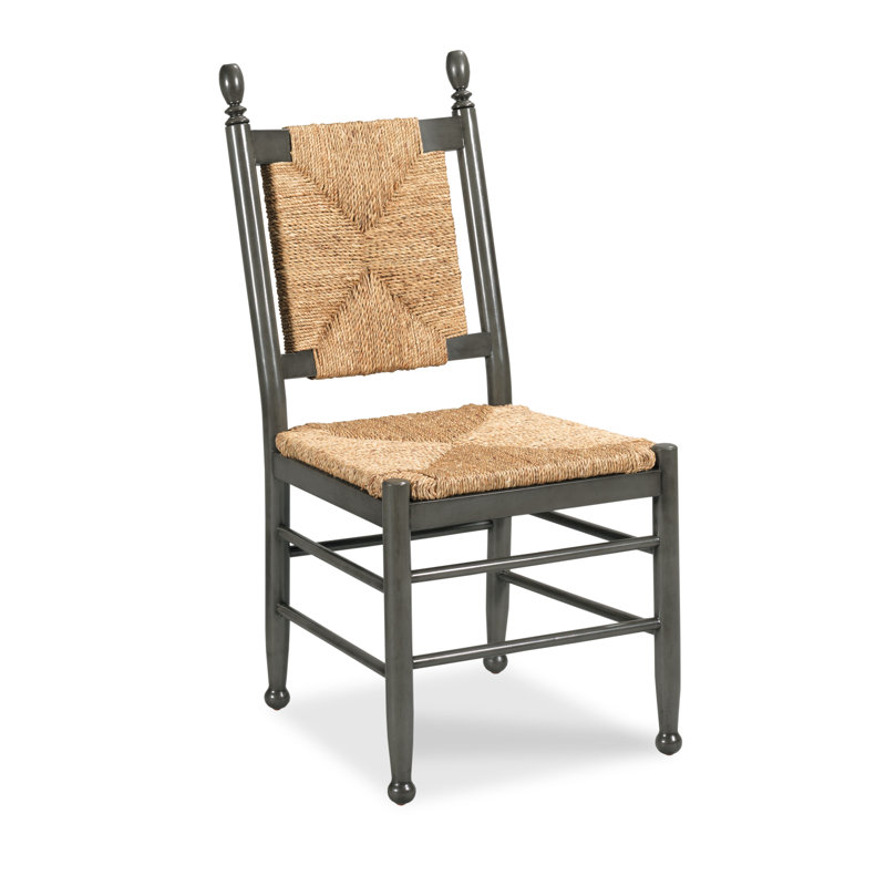 Solid Wood Dining Chair, Charcoal