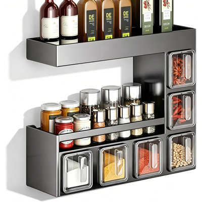 Wall Mounted Required Spice Rack