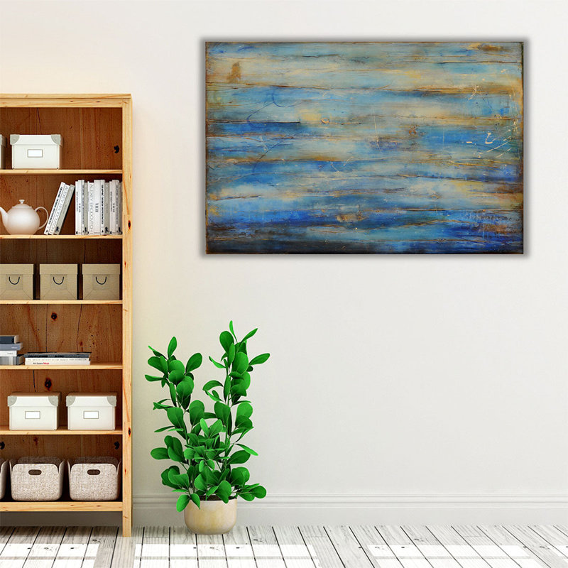 Blue Bay Jazz - reproduction d'art sur toile, H 20 po x l 30 po