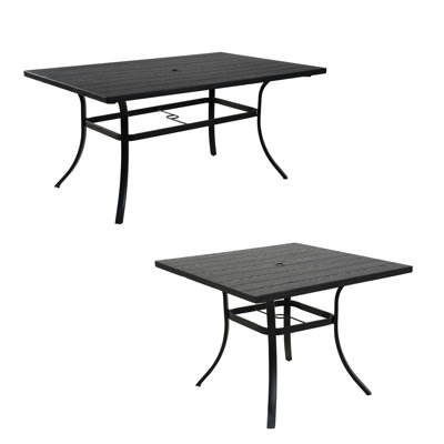 Table de salle à manger en métal