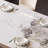 Portingale High Gloss Rock Slab Dining Table with Gold Base-154342204