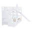 Lits modernes avec rangement, glissade simple en bois massif pour chambre d'enfant