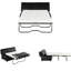 Lit simple escamotable avec repose-pieds et matelas-623902160