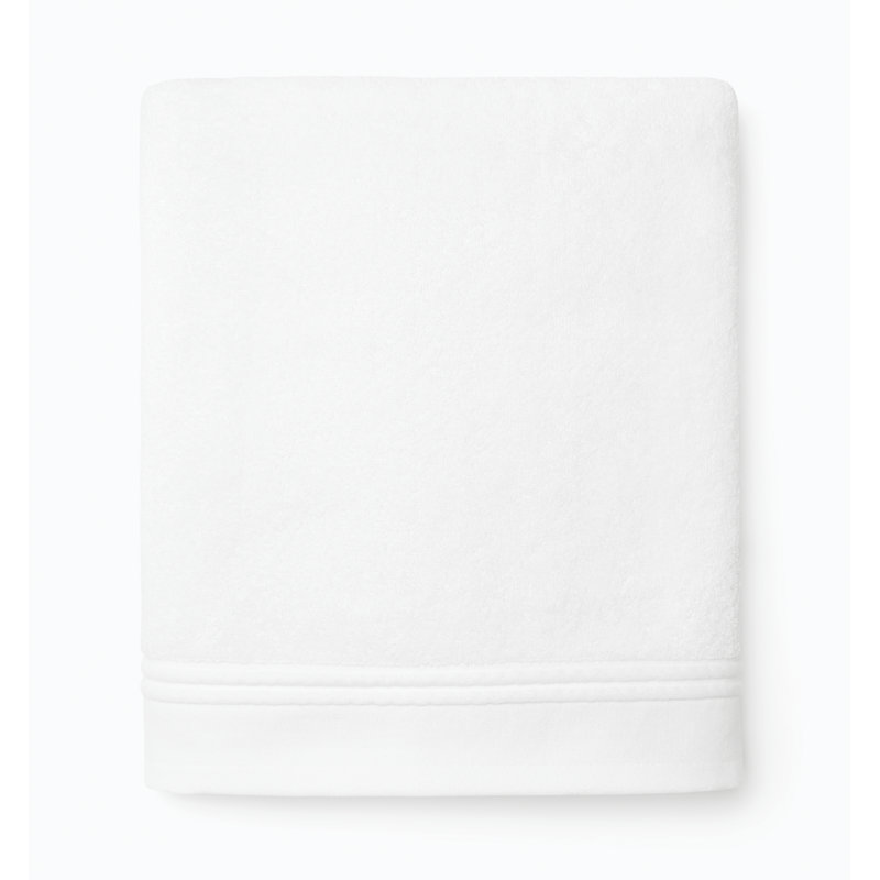 Aura Bath Towel, White