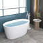 Bec de baignoire au sol avec douchette-104343284