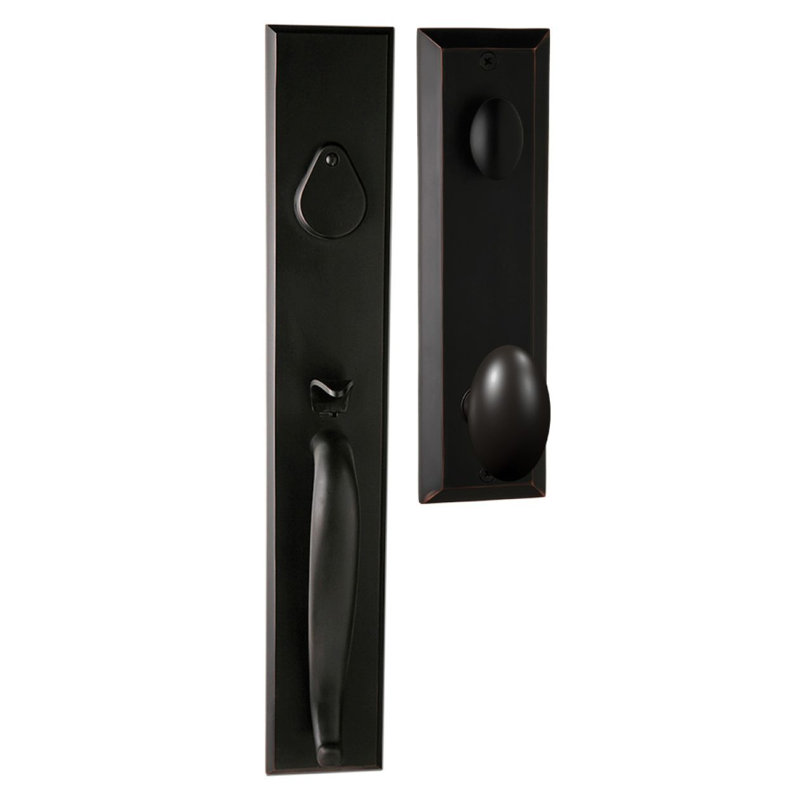 Ensemble de poignées Charleston en bronze huilé Bravura 980G-905, Bronze frotté à l'huile