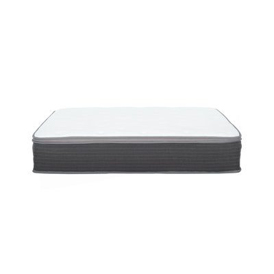 Matelas hybride dans une boîte, matelas à ressorts ensachés et mousse viscoélastique imprégnée de gel, soulagement de la pression, technologie de refroidissement