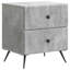 43cm W Manufactured Wood Bedside Table-715590117