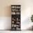Media Storage Cabinet, 8-Tier DVD Shelf Organizer, 22.01 x 8.74 x 50.98 in Multimedia Storage Organizer for CDs, DVDs, Books and Games, CD Shelf for Living Room, Home Office, Recording Room-1883389330