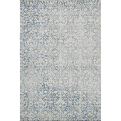 Premium Machine Washable Glanton AMF1231 Damask Rug