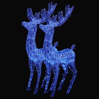 Legami Milano Illuminated Christmas Metallic Figure Reindeer